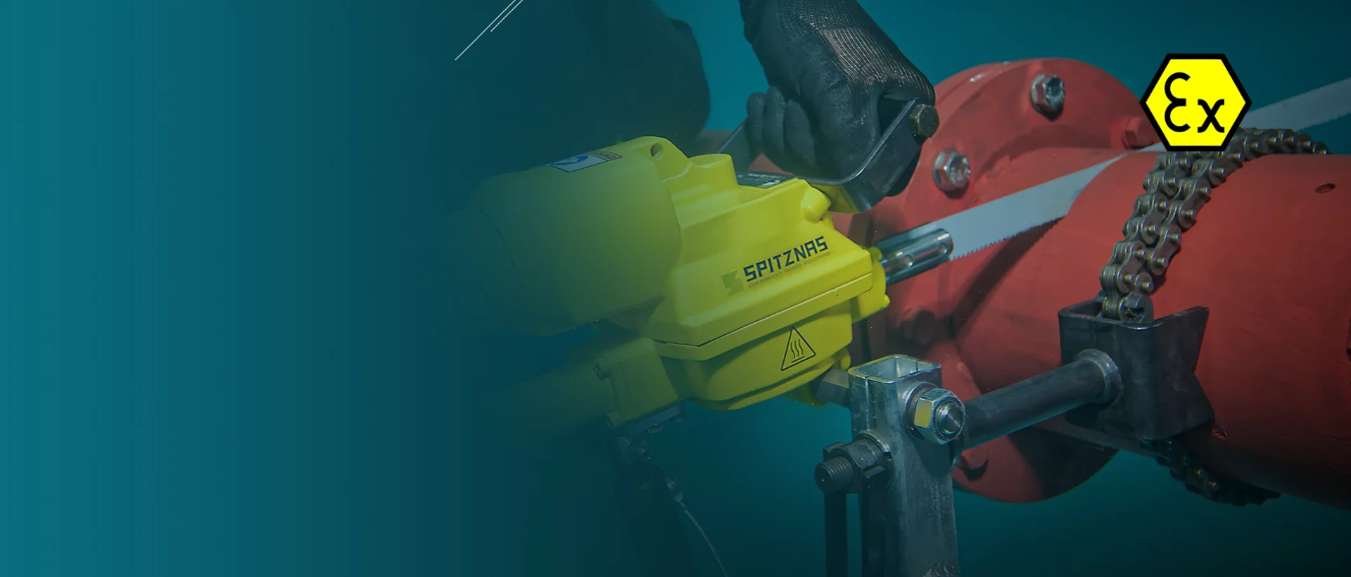 Wyznaczamy standardy bezpieczeństwa Narzędzia hydrauliczne i pneumatyczne SPITZNAS Przeciwwybuchowe ATEX • Podwodne • Ogólnoprzemysłowe 